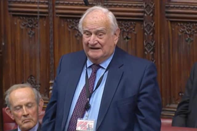 Lord Eames in the House of Lords today