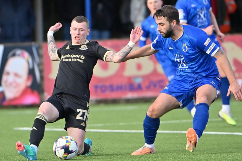 Playing against his former club, the Dungannon Swifts captain played a key role as Rodney McAree's side drew 2-2 with Crusaders. Hegarty made seven clearances, blocked two shots and made six interceptions at Stangmore Park, giving him a match rating of 7.4.