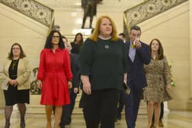 On the day Alliance leader Naomi Long questioned the cost of an assembly question submitted by the TUV, her party submitted 36 questions to ministers from its 17 MLAs. 
Picture By: Arthur Allison/Pacemaker Press