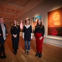 Kathryn Thomson, chief executive of National Museums NI, Anna Liesching, curator of art at National Museums NI and co-curator of the exhibition, artist Hannah Starkey and Clare Gormley, director of programmes at the Belfast Photo Festival