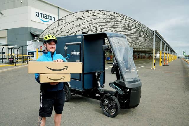 Amazon is announcing the opening of its first micro mobility hub in Northern Ireland. A new fleet of electric cargo bikes, housed at Belfast’s Titanic Quarter Hub, will deliver thousands of packages per week to Amazon customers in the city. This will help take delivery vans off city centre roads and helping to improve air quality and alleviate congestion