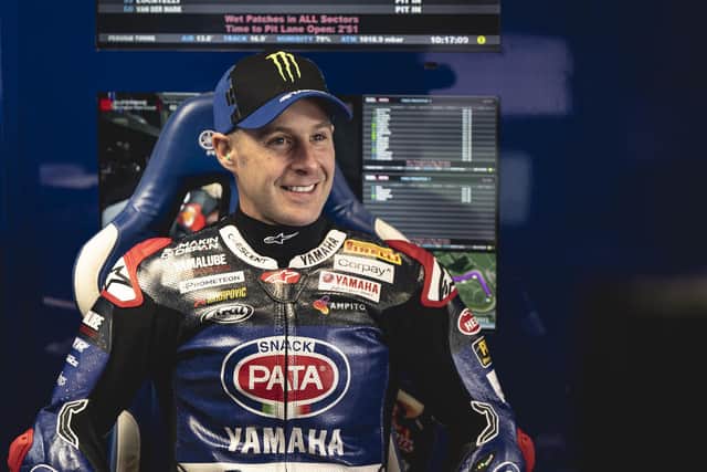 Pata Prometeon Yamaha World Superbike rider Jonathan Rea was 12th fastest after free practice at Donington Park on Friday