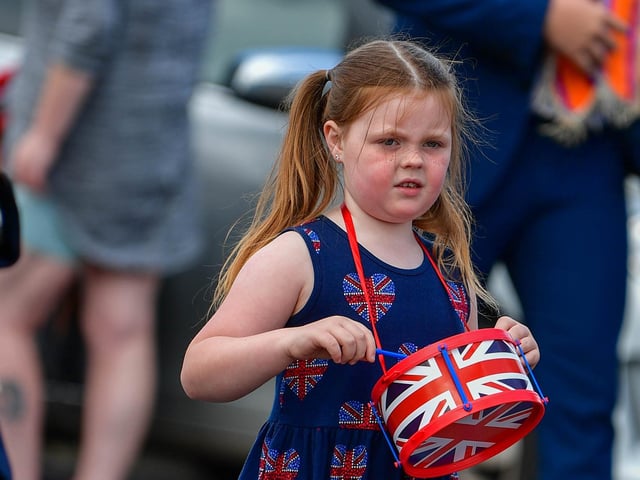 The Twelfth celebrations in Coleraine, hosted by Macosquin District LOL No. 8 parade though the town. Visiting districts to Coleraine include City of Londonderry Grand Orange Lodge; Coleraine District LOL No. 2; and Limavady District LOL No. 6.