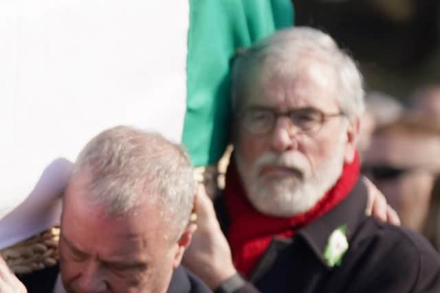 A High Court judge ruled today that former Sinn Fein President Gerry Adams was unlawfully refused compensation after his historic convictions for trying to escape from prison were overturned.