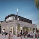 The new Lurgan train station will provide comfortable facilities for the one million passengers using it annually. Image: ABC planning portal