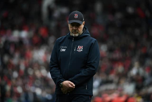 Ulster head coach Dan McFarland saw his side slip to a fifth defeat in six games on Saturday against Benetton. (Photo by VALENTINE CHAPUIS/AFP via Getty Images)
