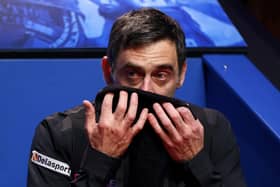 Ronnie O'Sullivan is out of the Northern Ireland Open after a shock second round defeat in Belfast. (Photo by Lewis Storey/Getty Images)