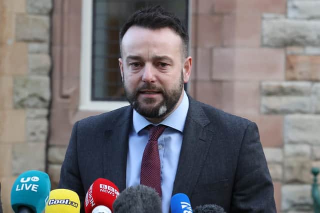 SDLP leader Colum Eastwood has come under fire for comments he made on social media during rioting in the Creggan area of Londonderry on Thursday night.
Photo: Liam McBurney