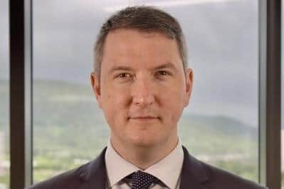 North Belfast MP John Finucane, whose solicitor father Pat was killed in 1989, has written an open letter condemning the remarks of Sir David Davis. Photo: Sinn Féin