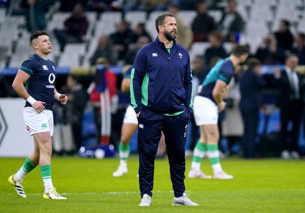 Ireland head coach Andy Farrell ahead of the Guinness Six Nations match at the Orange Velodrome in Marseille, France. (Photo by Andrew Matthews/PA Wire)