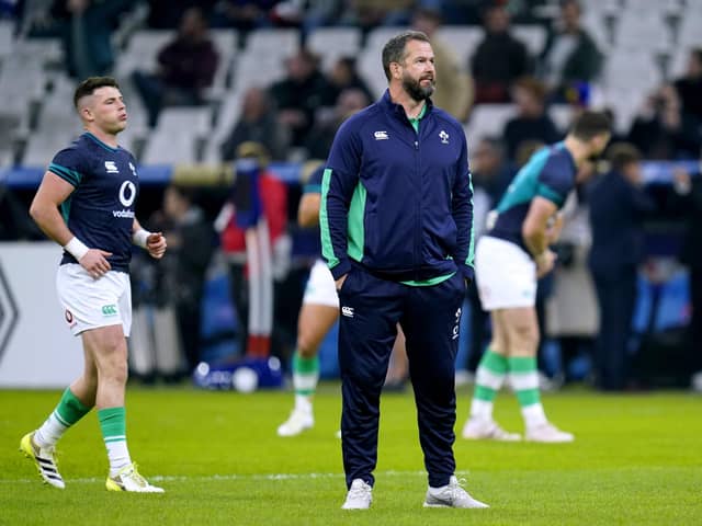 Ireland head coach Andy Farrell ahead of the Guinness Six Nations match at the Orange Velodrome in Marseille, France. (Photo by Andrew Matthews/PA Wire)