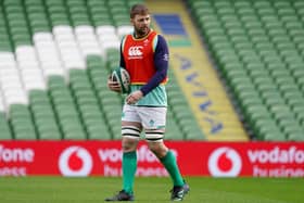 Ulster's Iain Henderson will lead Ireland into their final World Cup warm-up fixture against Samoa in Bayonne. PIC: Brian Lawless/PA