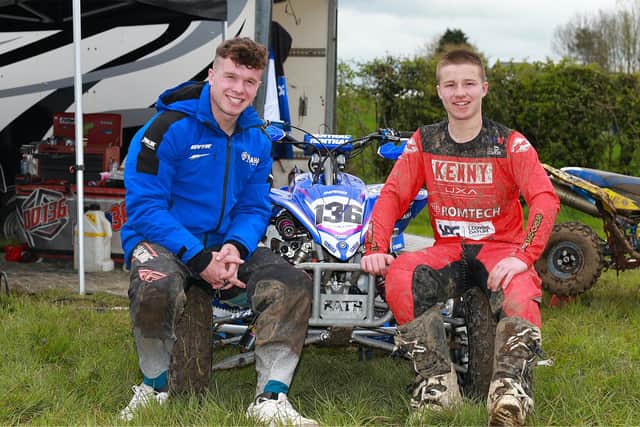 Dean and Ross Dillon were in British championship quad action at the weekend