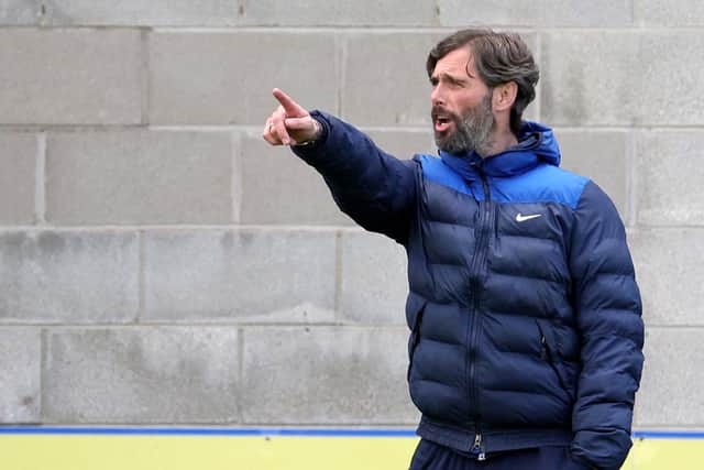 Glenavon manager Gary Hamilton will take his side to Loughgall this evening.  PIC: David Maginnis/Pacemaker Press