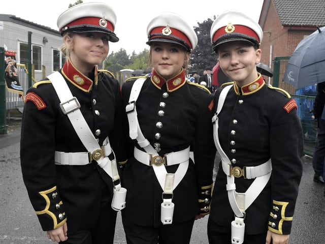 Zoe, Freya and Georgia from Pride of Ballinran.