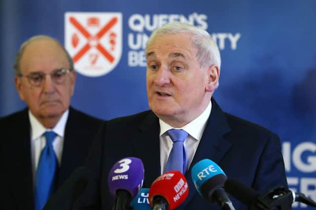 Former taoiseach Bertie Ahern said it was not tenable or sustainable for the DUP to stick rigidly to the same position and urged the party to reach a compromise to restore Stormont powersharing