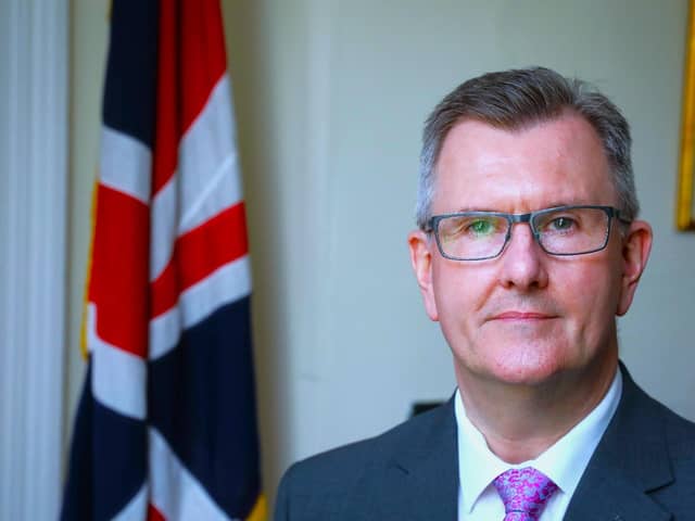 Sir Jeffrey Donaldson has defended his decision to return to Stormont