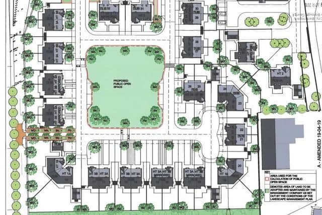 The housing scheme at Tayto Castle demesne will include 34 dwellings. Image: ABC planning portal