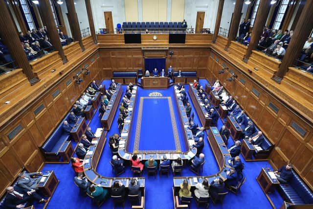 Cross-community voting in the Northern Ireland Assembly didn't apply for Tuesday's landmark vote on the Windsor Framework