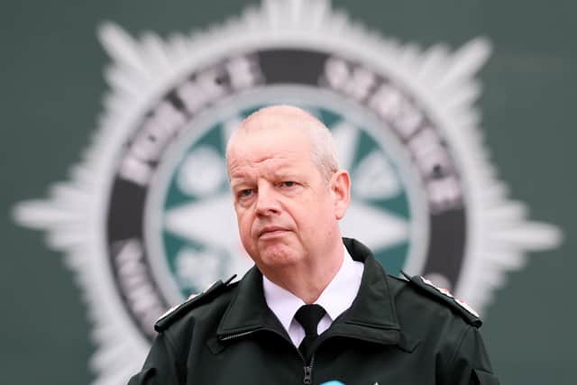 PSNI Chief Constable Simon Byrne has called for calm
