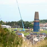 The huge Craigyhill bonfire in Larne seen before it was lit on July 11. Do not assume that if every Eleventh Night bonfire in 2024 was free of posters, flags and effigies, kept to a safe size and cleaned up by the organisers criticism of events around the Twelfth would cease. Photo by Jonathan Porter/Press Eye