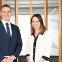 Award-winning UK law firm TLT has strengthened its commercial real estate capabilities with the appointment of Jonathan O’Hagan as a partner in its Belfast office, furthering the firm’s strategic growth across Northern Ireland and the wider UK and Ireland. Pictured with Judith Hewitson, partner in real estate team in Belfast