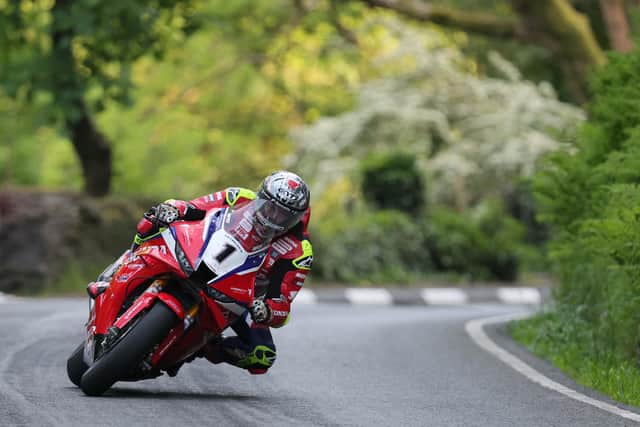 Honda Racing's John McGuinness is set to continue racing in 2027. (Photo by David Maginnis/Pacemaker Press)