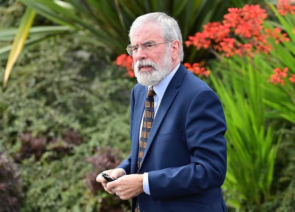 Gerry Adams. Picture by Colm Lenaghan/Pacemaker