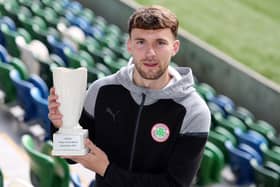 Cliftonville striker Ben Wilson has been named as the NIFWA Player of the Month for September