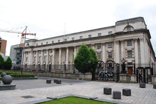 The High Court in Belfast.
