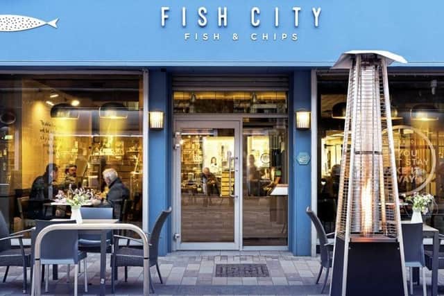 The delightful Fish City situated on Belfast's Ann Street