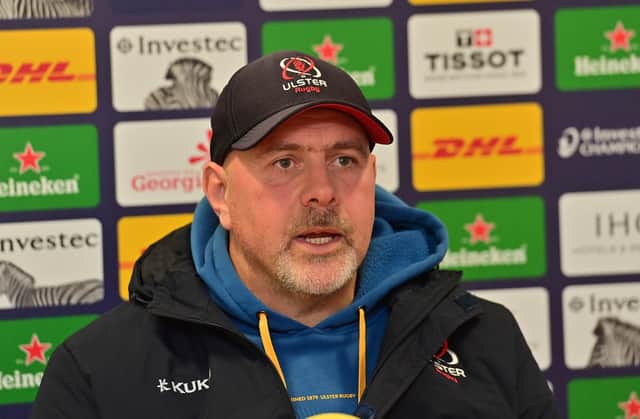 Dan McFarland is set to leave Ulster Rugby. PIC: Colm Lenaghan/Pacemaker