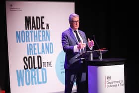 ‘Don’t miss out on new opportunities to sell to Australia and New Zealand’, businesses in Northern Ireland will be told by the Department for Business and Trade at a special event in Belfast this Thursday. Pictured is UK Government Minister for Exports Lord Malcolm Offord