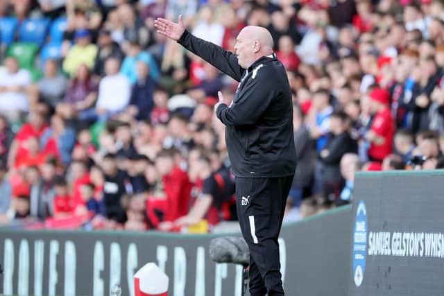 Ballymena United manager David Jeffrey reflected on his side's defeat in the Irish Cup final