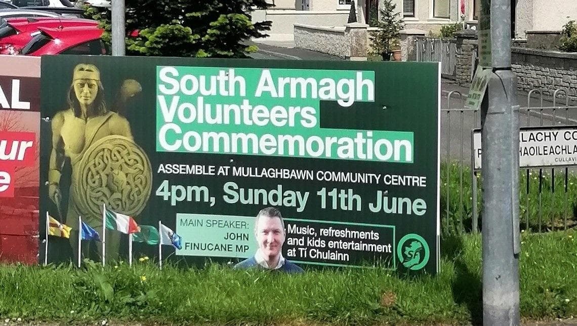 Pressure increases on John Finucane over upcoming 'South Armagh Volunteers Commemoration'