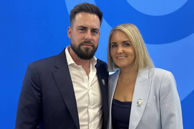 Northern Ireland’s PlotBox, a cloud-native software provider to cemeteries, crematoria funeral homes, has acquired HMIS (also known as MIS) from Batesville in Arkansas. Pictured is Sean and Leona McAllister