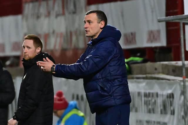 Coleraine made it two wins from two and boss Oran Kearney believes their second half performance failed to match their first