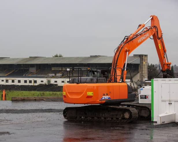Maintenance and pre-enabling works at Casement Park.