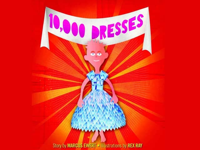 The cover of 10,000 dresses, which Amazon says is suitable for five-to-six-year-olds; some of the books in NI libraries are aimed at children younger still