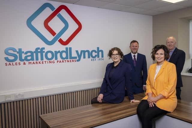 Head of finance and IT at Stafford Lynch Triona Kelly, IT security governance at Stafford Lynch Karl Wyse,  account manager at Outsource Group Sandra Quinn and consultant on the project from Valorem Consulting Ken Ryan