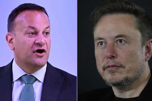 Leo Varadkar and Elon Musk