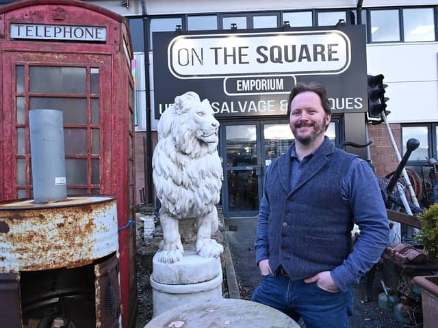 Justin Lowry owner of On the Square Emporium, Belfast