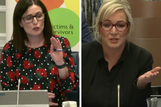 The TUV is seeking the release of contemporaneous notes of a private meeting between Paula Bradshaw and Michelle O'Neill.