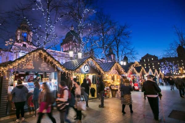 The ever-popular Belfast Christmas Market offers everything from German sausage to French crepes, ostrich burgers, Spanish paella and all manner of arty gifts as well as the Helter Skelter and lots of opportunities to indulge in toasted marshmallows