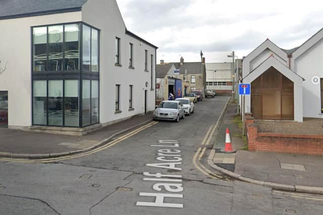 The Half Acre Lane area, Newtownards
