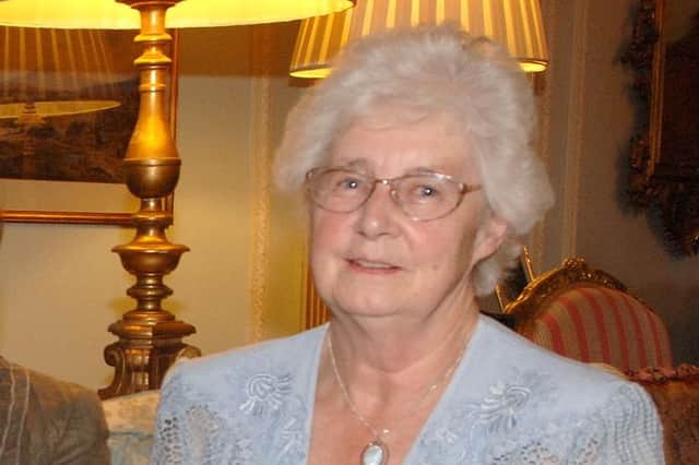 Mrs Margaret Beggs at a dinner to mark the retirement of Rev Ian Paisley in 2008