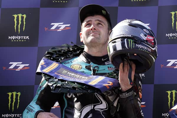 Michael Dunlop is three wins away from his uncle Joey's all-time record of 26 Isle of Man TT victories after winning the opening Supersport and Superbike races