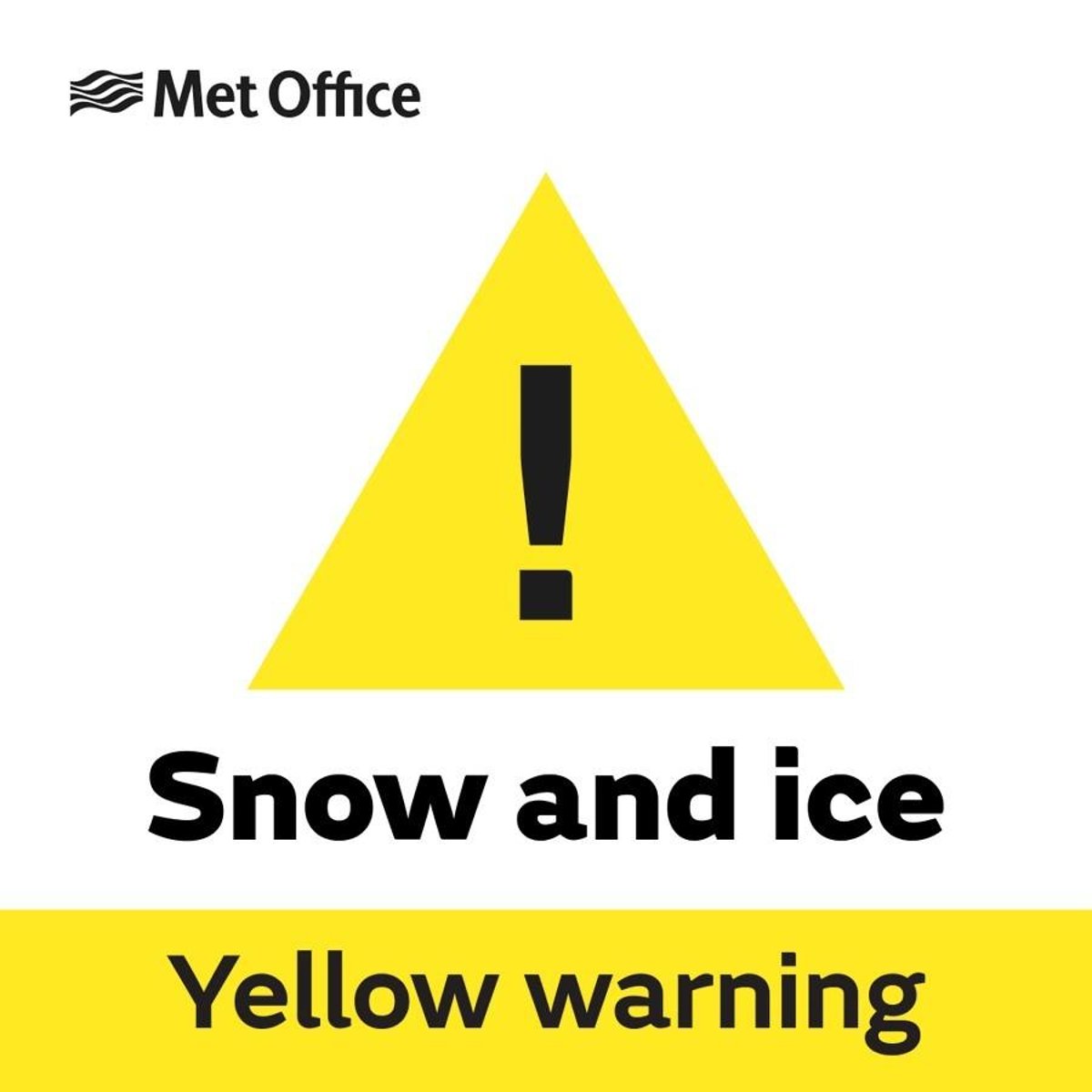Met Office Yellow weather warning for snow and ice in Northern Ireland - up to 15 cm snow possible on higher ground