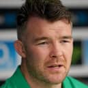 Ireland captain Peter O'Mahony during a press conference at Twickenham Stadium, London. PIC: Adam Davy/PA Wire.