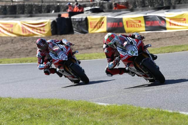 Glenn Irwin secured a double at Brands Hatch on Sunday but it wasn't enough to prevent his BeerMonster Ducati team-mate Tommy Bridewell from winning the British Superbike title.